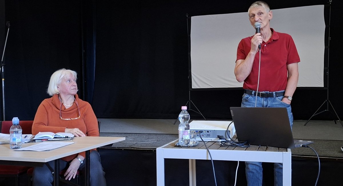 2026.01.27  Előadás: Pásztor László Főorvos Úr tart előadást az "Életmód, mozgás témában".